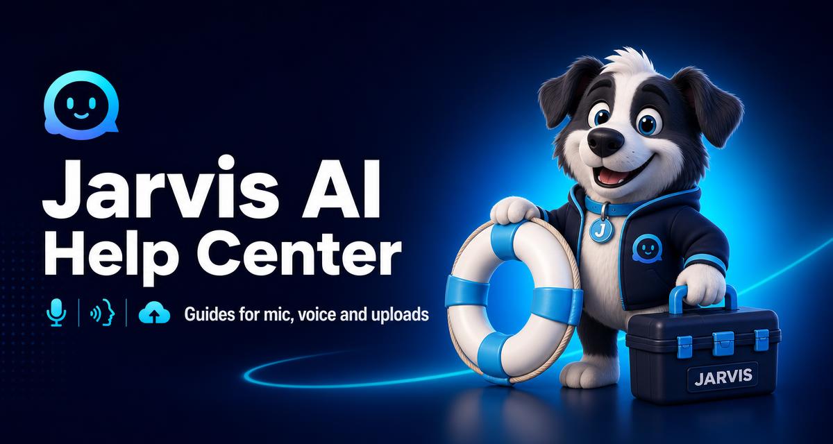 Jarvis AI mascot holding a support toolbox